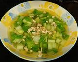 Hình bước làm 3 của món Canh cải xoăn nấu thịt sốt miso