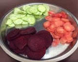 A picture of step 3 of Cucumber salad.