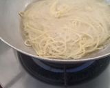A picture of step 4 of Besan sev.