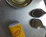 A picture of step 1 of Curd rice.
