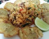 Foto del paso 1 de la receta: Arroz con mariscos en 5 minutos