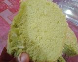Foto langkah ke 5 dari resep Bolu pandan asli+ santan 3 telur.