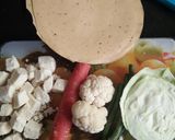A picture of step 1 of Paneer patiyala(પનીર પટિયાલા).