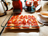 Pimientos de piquillo rellenos de gambas y atún
