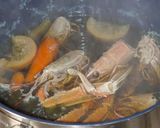 A picture of step 3 of Risotto with Langoustines and Calamari.