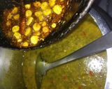 A picture of step 11 of Punjabi Style Green Moong Daal.