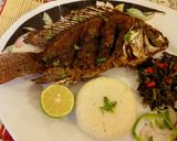 A picture of step 5 of Stuffed green masala fried fish#+3ingredientschallenge.