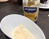 Foto del paso 1 de la receta: Mayonesa de chipotle y soja para Gyozas 🥟
