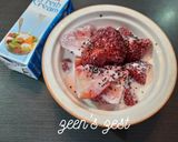 A picture of step 2 of Strawberry Cream.