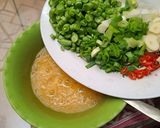 Foto langkah ke 4 dari resep Telur Dadar Buncis.