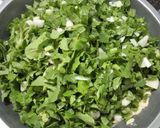A picture of step 2 of Muli Bhaji Muthia.