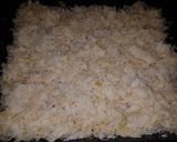 Sült csirkecomb savanyù káposzta ágyon almával és burgonyával recept fázis 1 fotója