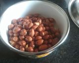 A picture of step 2 of Peanut poha.