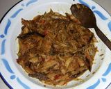 Foto langkah ke 5 dari resep Tongkol Suwir Bumbu Balado.