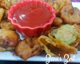 A picture of step 3 of Turai Bhajiye.