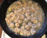 A picture of step 3 of California Farm Celeriac with Shrimp Pasta.