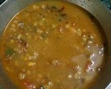 A picture of step 8 of Moong sabut and moth daal.