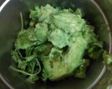 A picture of step 1 of Guacamole panipuri.