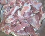 A picture of step 1 of Mutton Behari boti.