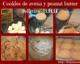 Foto del paso 1 de la receta: Cookies de avena y peanut butter rellenas