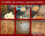 Foto del paso 1 de la receta: Cookies de avena y peanut butter rellenas