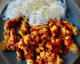 Foto del paso 4 de la receta: Crispy hot chicken con noodles de arroz