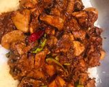A picture of step 4 of Chicken biryani.