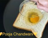 A picture of step 3 of Cheese & Hidden Egg Sandwich.