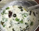 A picture of step 3 of Thayir Sadam: Kerala Style Curd Rice.