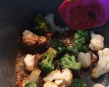 Foto del paso 6 de la receta Salteado de brócoli 🥦 y coliflor al vapor en Olla GM g