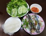 Hình bước làm 5 của món Cá nục hấp cuốn bánh tráng