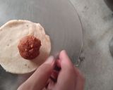 A picture of step 7 of Dry Fruit Kachori Chat.
