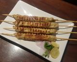 A picture of step 3 of Chicken seekh kabab barbecue style.