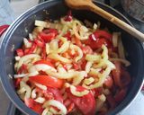 Lecsó egyszerűen recept fázis 3 fotója