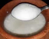 A picture of step 2 of Kulhad coffee.