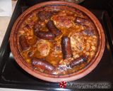 Φωτογραφία βήματος 25 της συνταγής Cassoulet. Το ραγού με τη λαμπρή συνοδεία: Φασόλια και λουκάνικα
