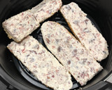 A picture of step 2 of Bruschetta with Sausage and Cream Cheese.