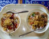 A picture of step 2 of Chat pati delicious chana chat.
