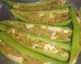 बेसन भरवा मिर्च (Besan bharwa mirch recipe in hindi) रेसिपी चरण 3 फोटो