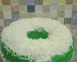 Foto langkah ke 7 dari resep Kue Bolu Kukus Pandan Keju 💕.