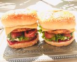 A picture of step 3 of The Double Patty Burger.