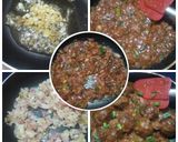 A picture of step 6 of Leftover Rice Manchurian.