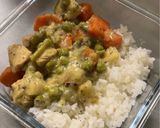 Tárkonyos Zöldséges Csirkeragu Rizzsel 🍛 (Tejmentes, Gluténmentes) recept fázis 6 fotója