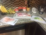 Pargo relleno al horno