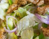 A picture of step 2 of Ceaser salad.