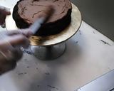 A picture of step 1 of Up in the clouds fondant Birthday cake.