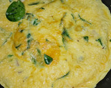 Foto del paso 2 de la receta: Tortilla de espinacas y champiñones