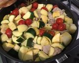 Une image de l'étape 15 de Sauté de veau aux légumes et tomates confites.