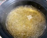 A picture of step 2 of Japanese Carbonara🇯🇵.