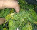 A picture of step 1 of Stuffed masala karela / bittergourd.